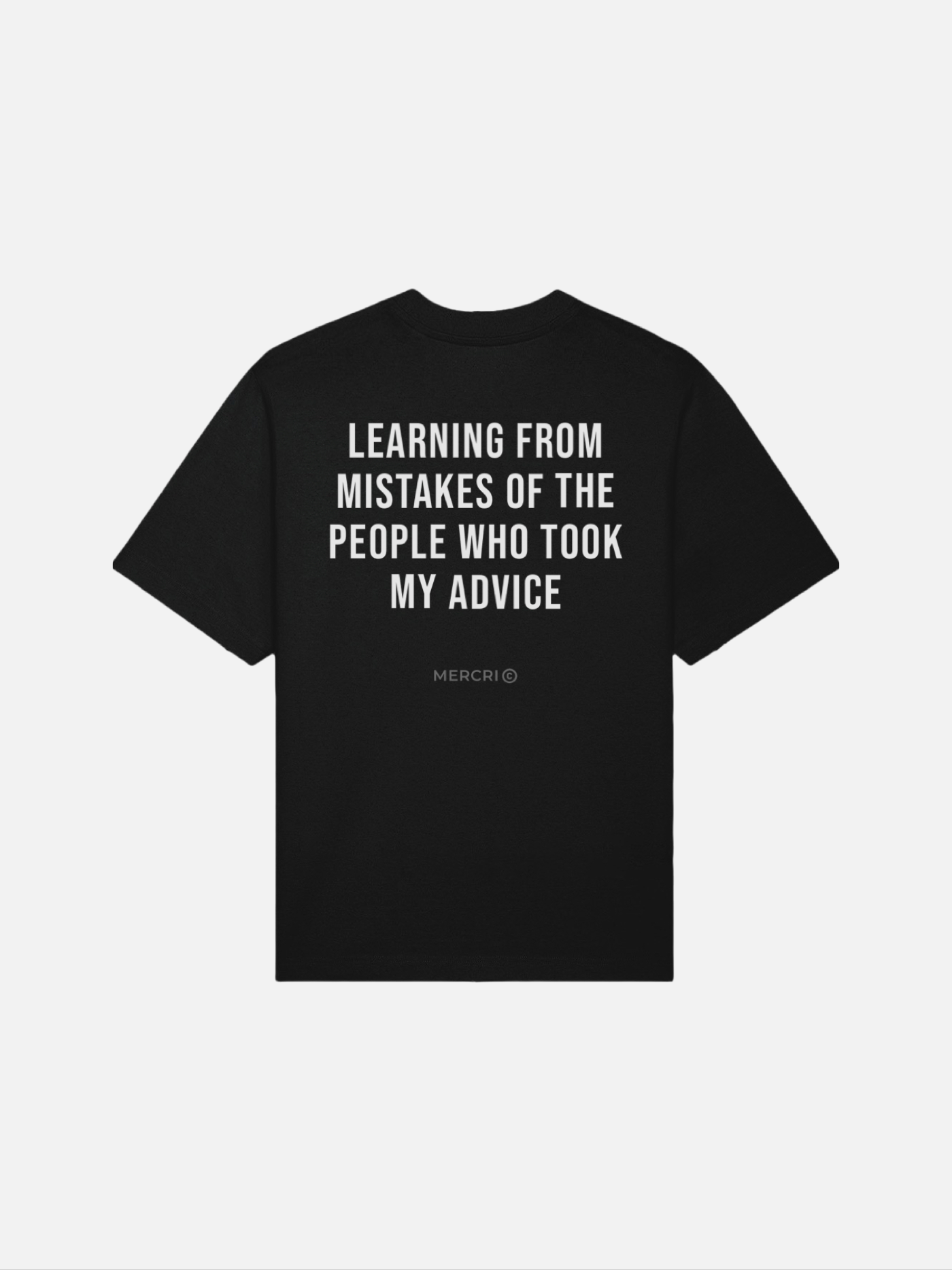 MERCRI ‘ADVISORY’ T-SHIRT