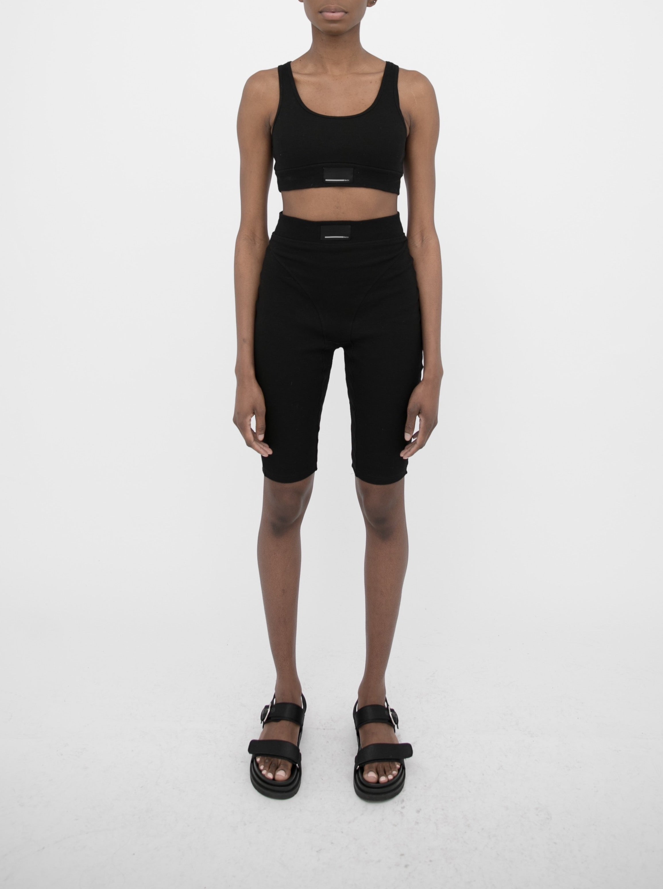 Ribbed Biker Shorts - MerCri