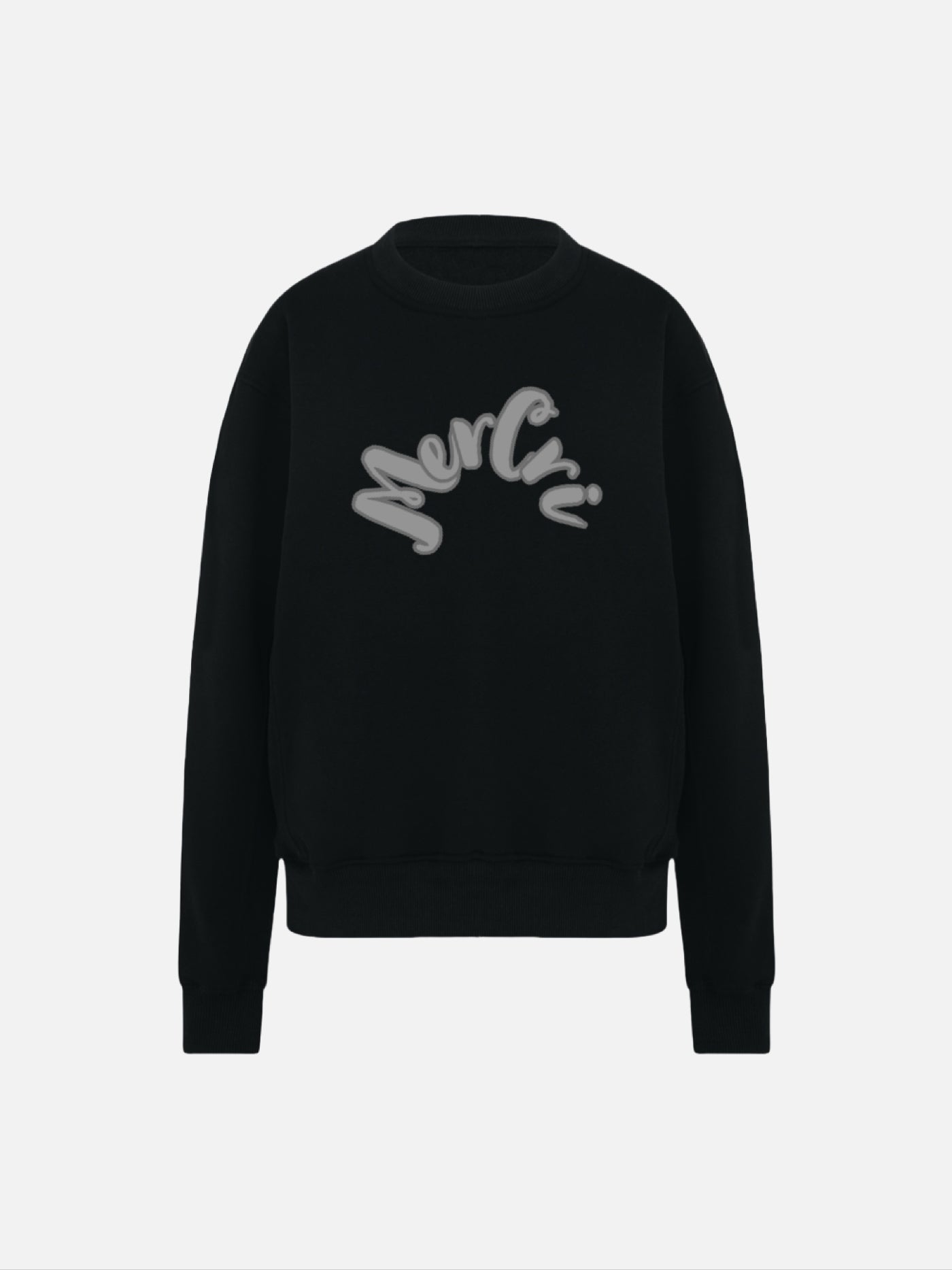 Men jumper with monogram logo printed on chest