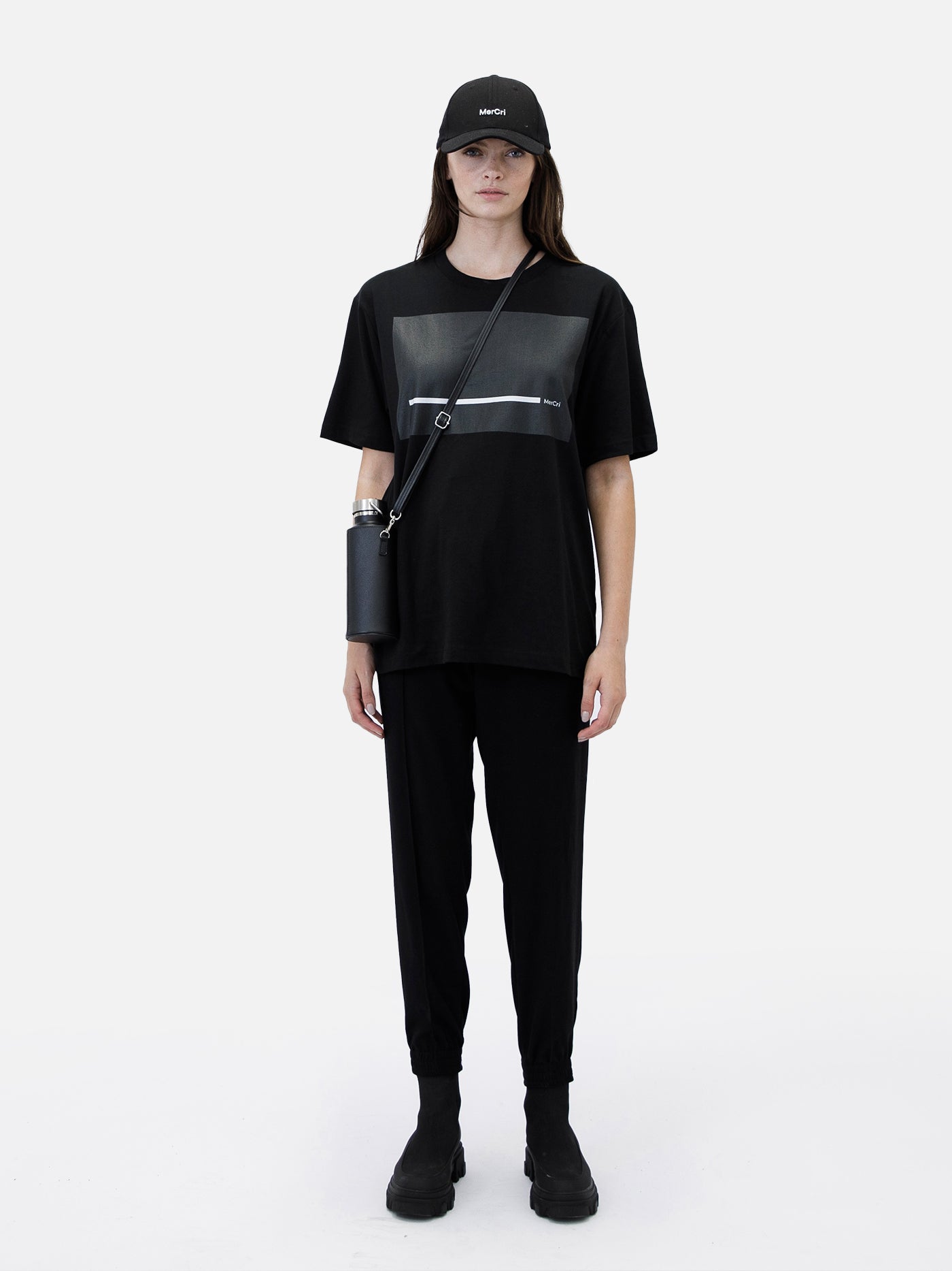 MERCRI ‘BOX LOGO’ T-SHIRT | WOMAN